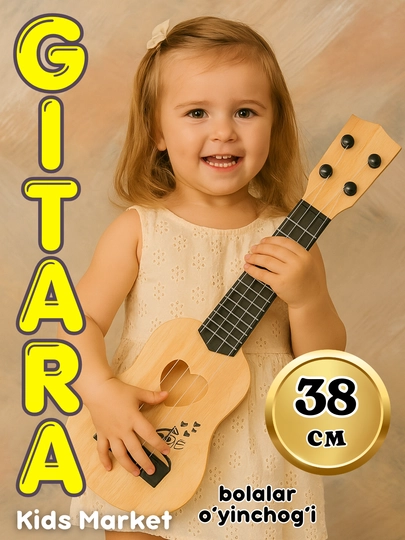 Gitara ukulele, bolalar musiqa asbobi - 