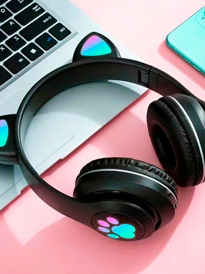 Simsiz quloqchinlar Bluetooth 5.1, qizlar va bolalar uchun mikrofonli quloqchinlar sovg'a
