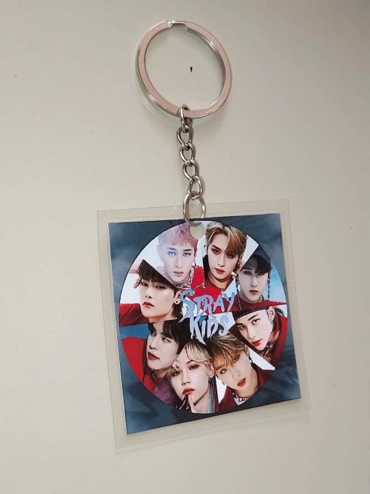 Брелок с фотографиями Stray Kids, K-POP  - 