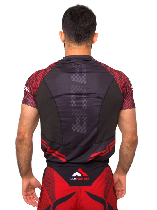 Sport futbolkasi ACA, MMA va yakkakurash uchun, iamfighter, sport forma, fitnes, grepling
