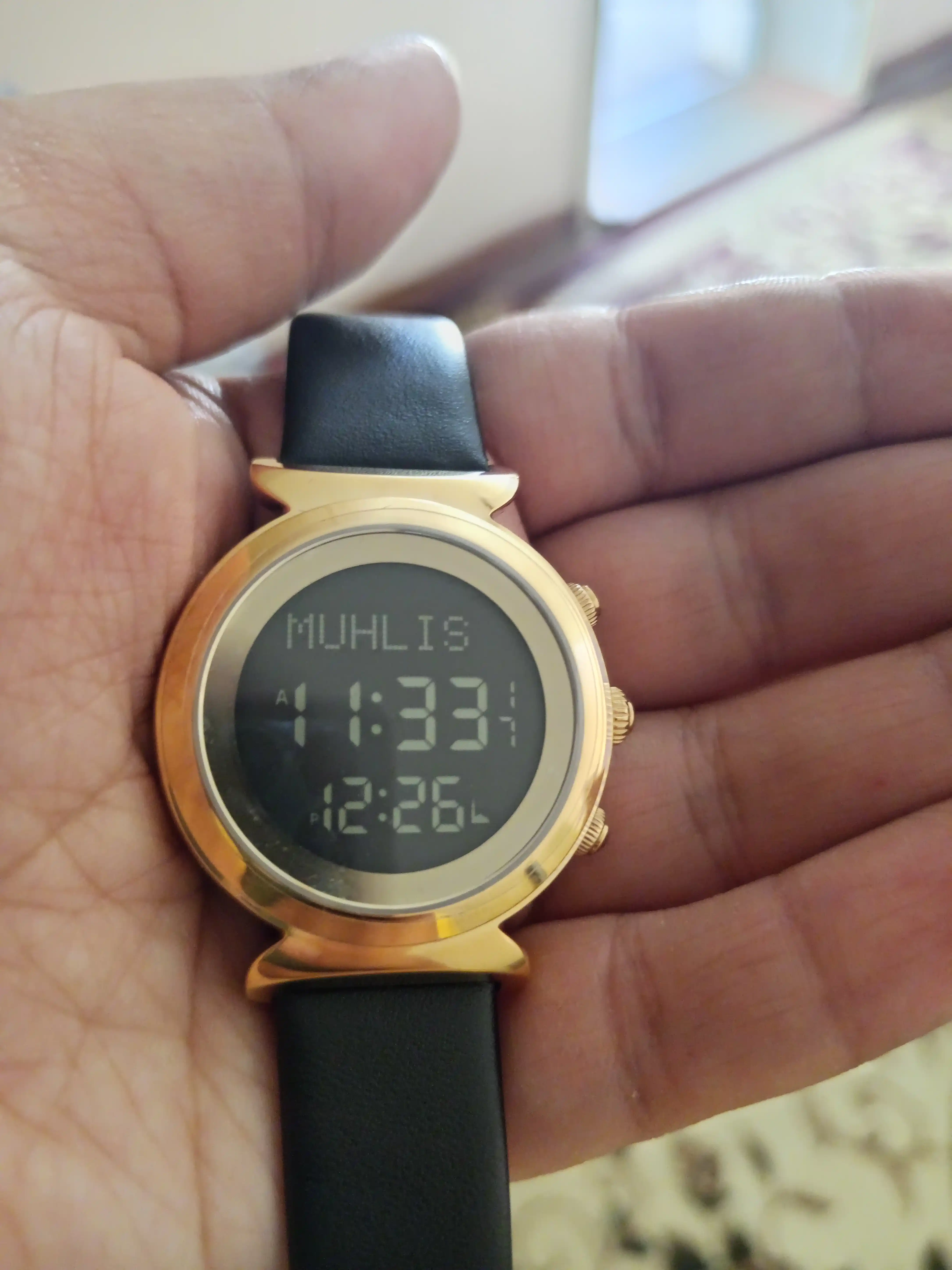 Qo'l soati Al Harameen 6351 FGBL, 1 yil kafolat + servis