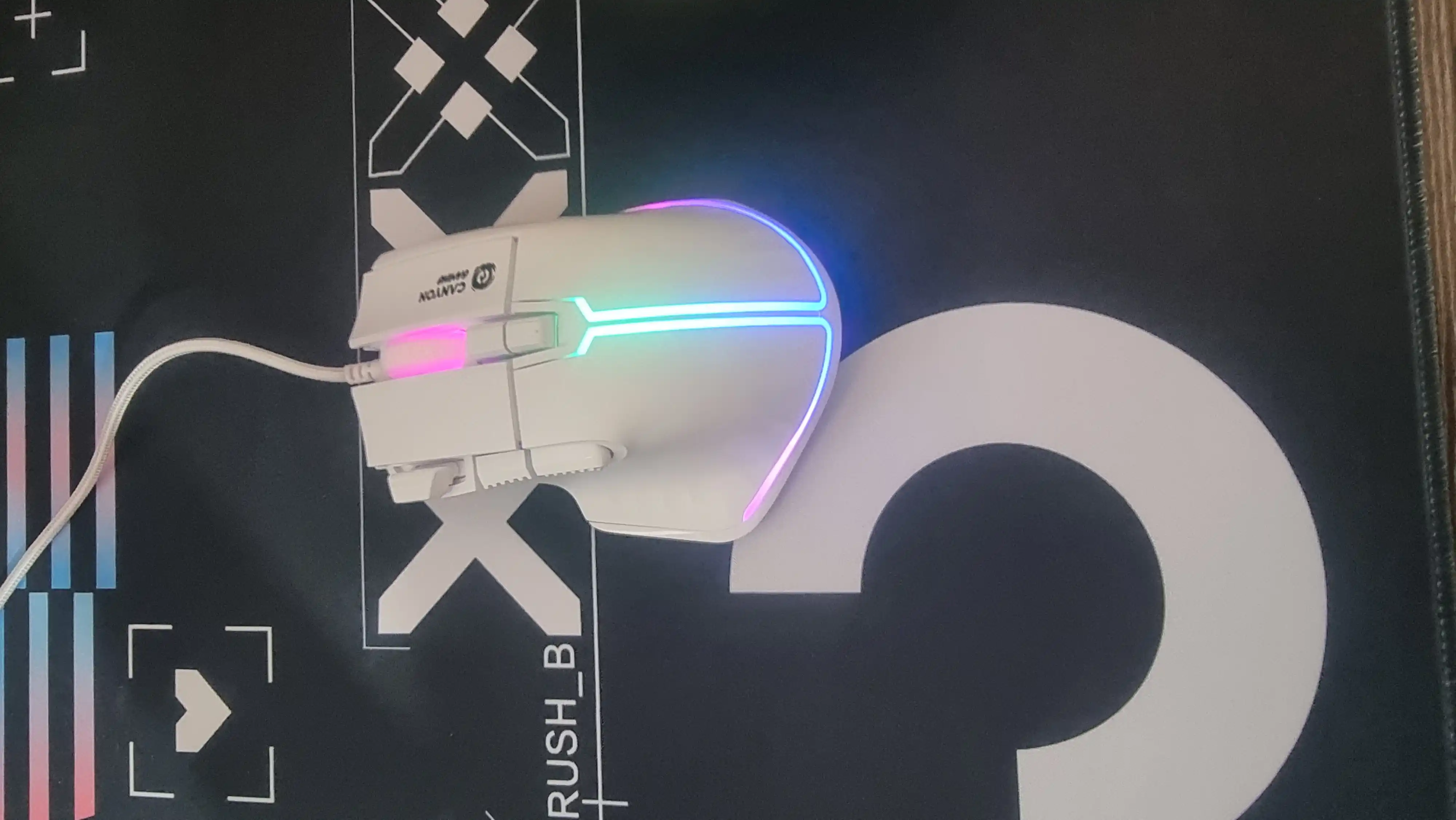 Gaming sichqoncha simli CANYON Fortnax GM-636, RGB yoritgich bilan