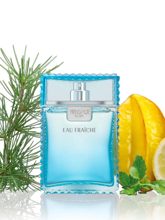 Туалетная вода  Versace Man Eau Fraîche Eau de Toilette, 100 ml для мужчин, цитрусово-водный аромат, Италия