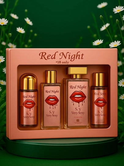 Подарочный набор "Red Night", парфюмерная вода, для женщин, 100 мл — PARR-REDNABOR