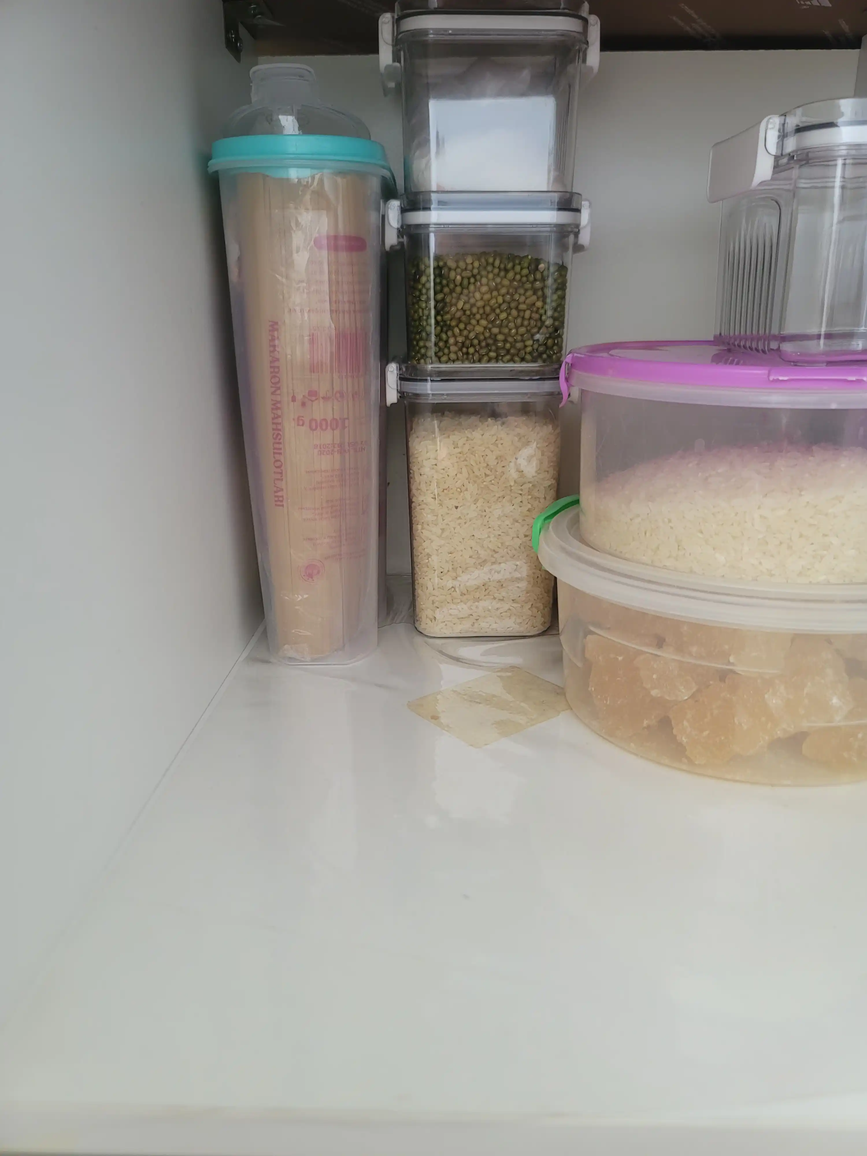 Контейнер для круп, для хранения сыпучих продуктов, акриловый, 1 шт
