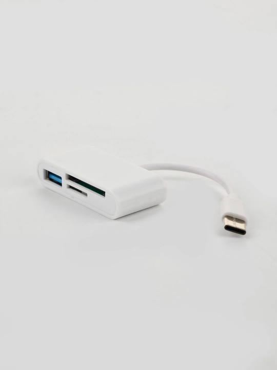 Картридер TypeC, Usb, Tf, SD 3 в 1 - 