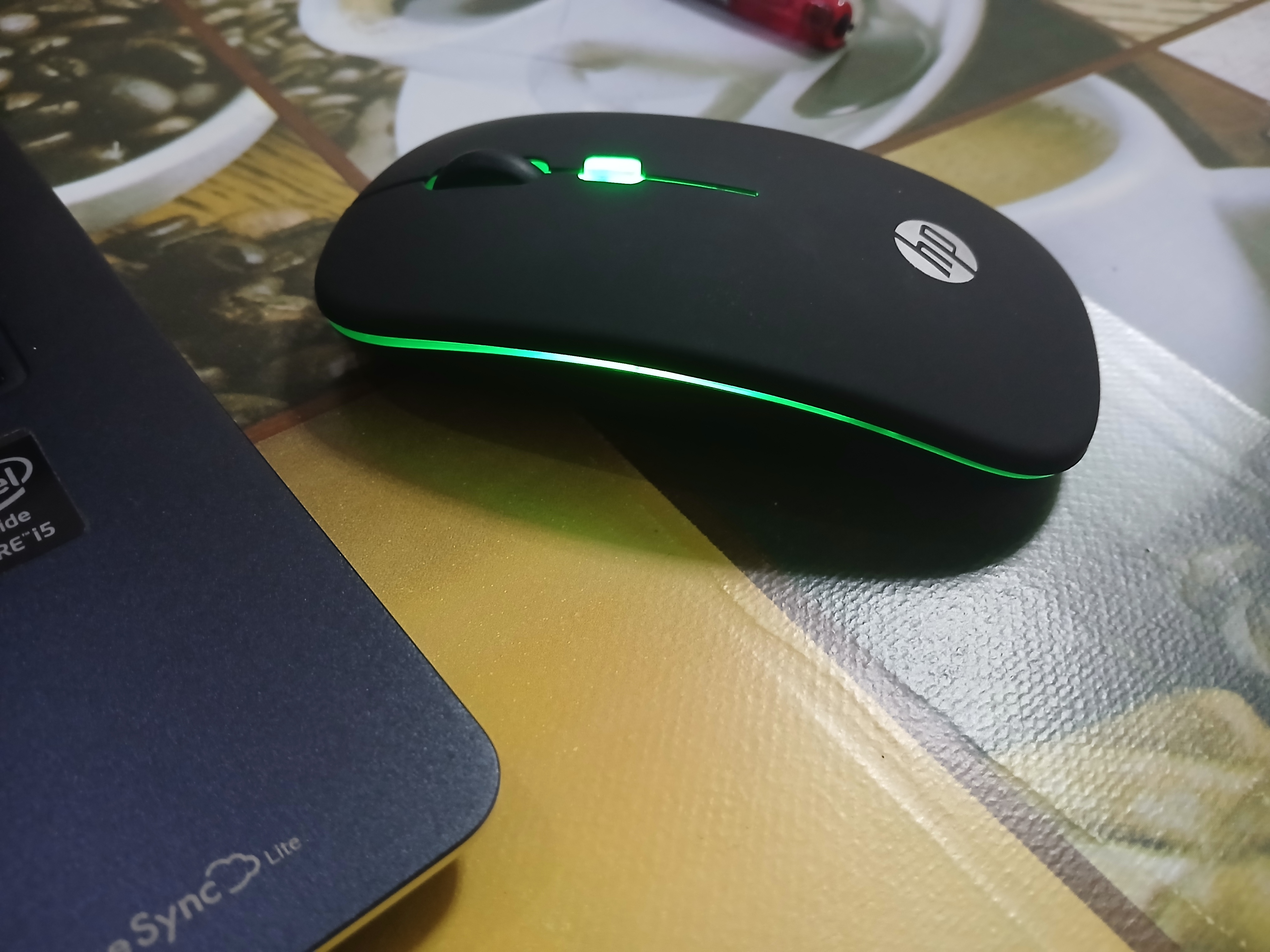 Simsiz kompyuter sichqonchachi, tovushsiz, RGB, Bluetooth