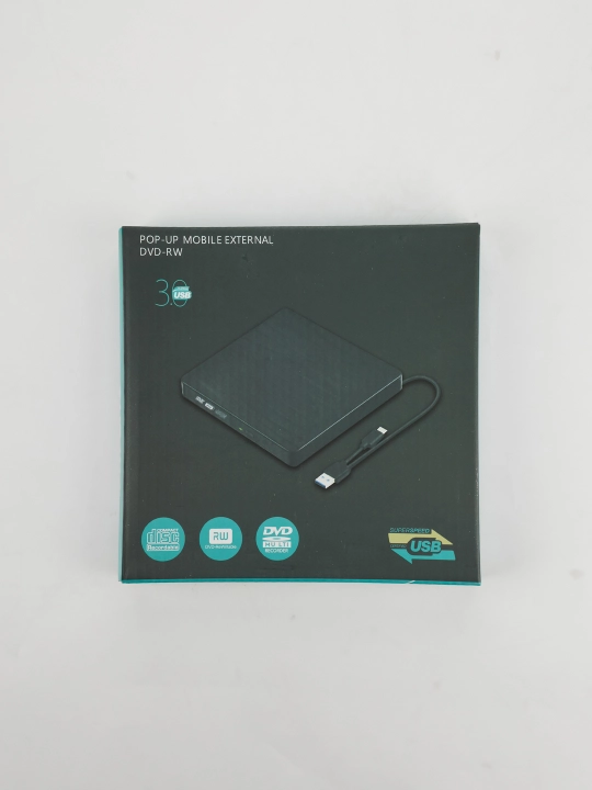 Tashqi DVD RW USB 3.0 Type-C, optik privod, noutbuklar va kompyuterlar uchun