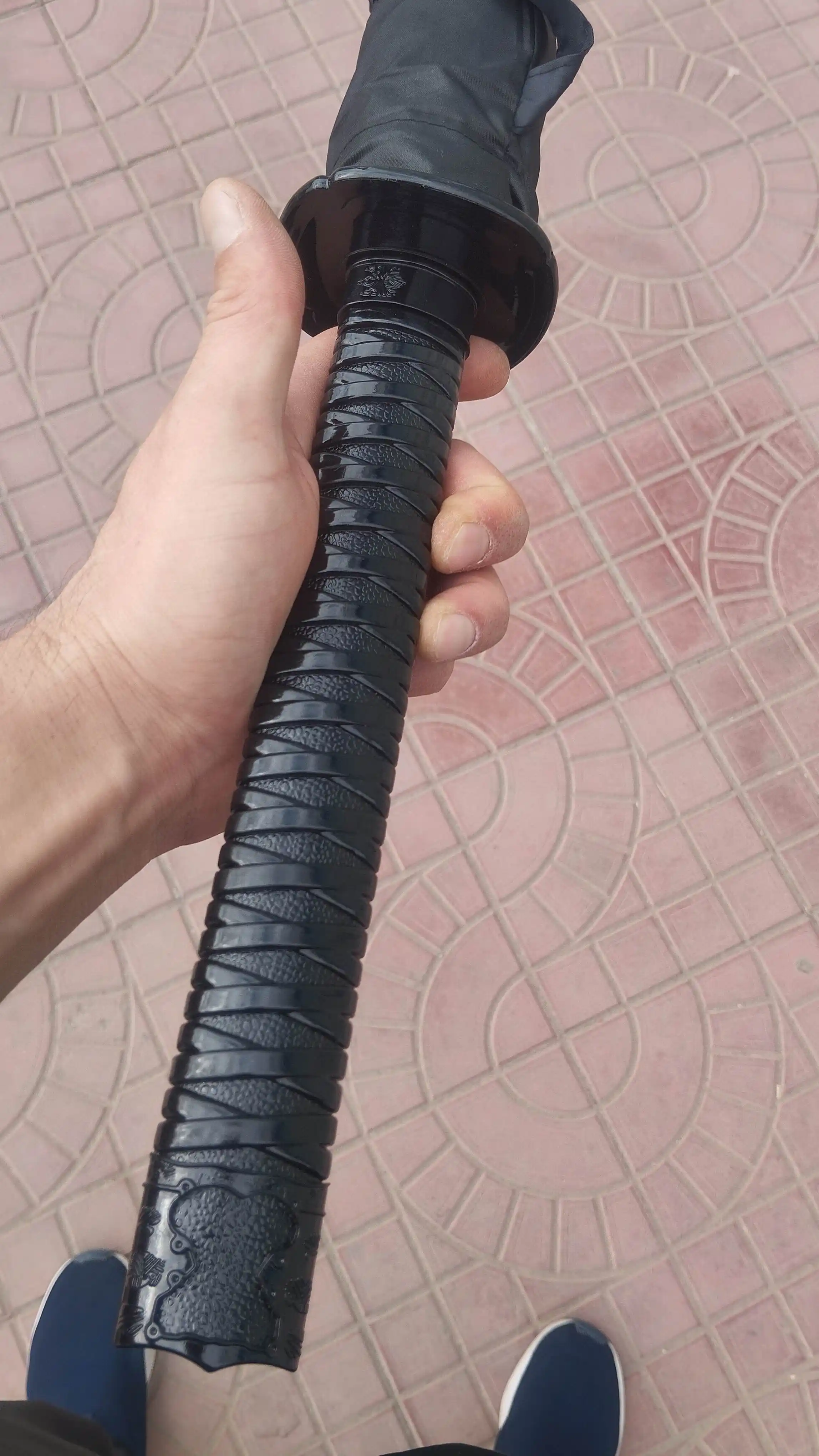 24 qovurg‘ali katana soyabon, mustahkam dastali, samuray qilichi tayoqcha shaklida