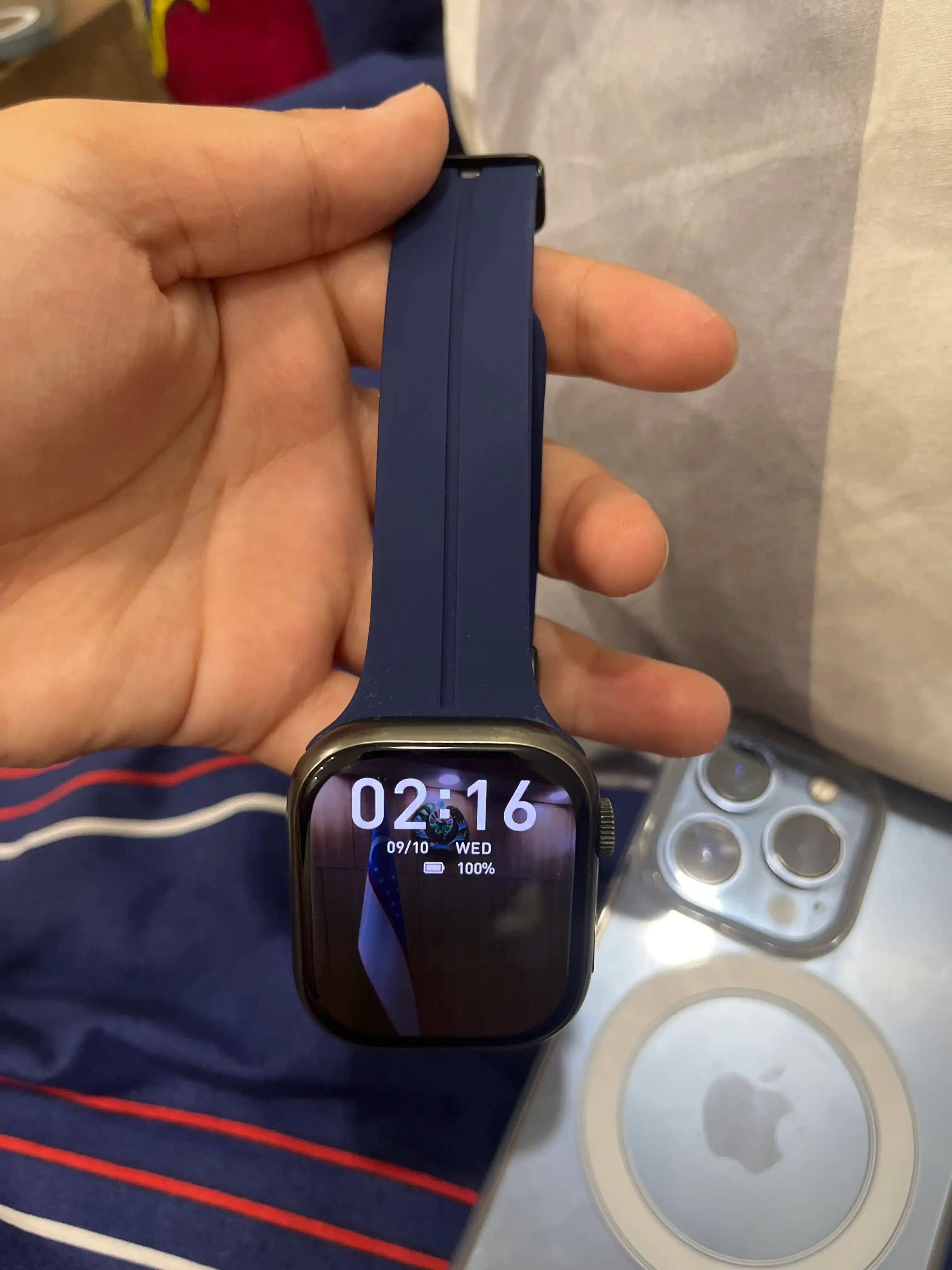 Ремешок для Apple Watch 3,4,5,6,7,8,9,10,11, SE и Ultra, размер 42/ 44/ 45/ 49 мм