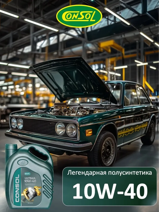 Масло моторное Consol Ultima 10W-40, полусинтетическое - 