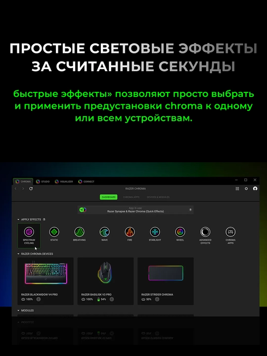 Razer Basilisk V3 Pro 35K simsiz o‘yin sichqonchasi, RGB, USB-A/WL/BT, 210 soatgacha