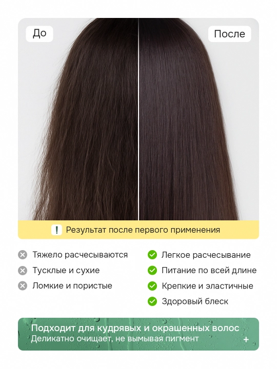 Aisunlee укрепляющий кондиционер с маслом ши и ямайским касторовым маслом, 500 мл 