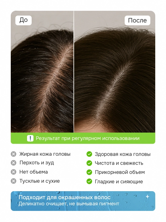 Aisunlee Coconut Scalp Scrub — dengiz tuzi bilan tozalovchi shampun-skrab, 250 ml