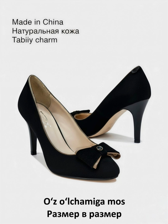 Ayollar poyabzali, poshnali, tabiiy charm, tabiiy zamsh