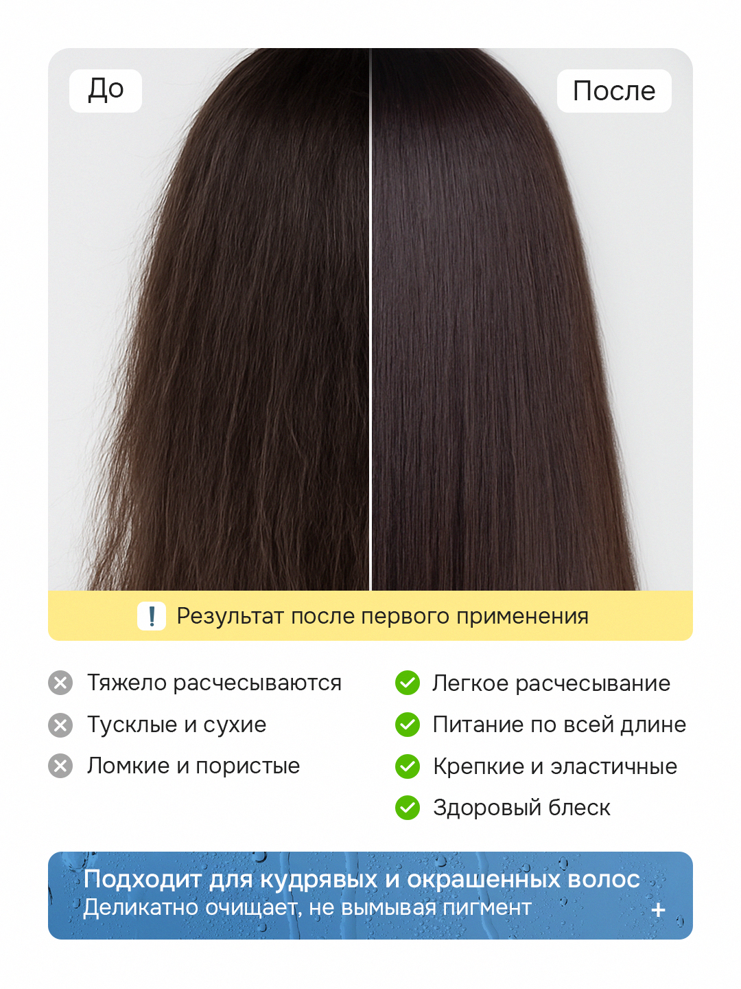 Keratin Queen sochlar uchun tiklovchi konditsioner, sulfatsiz, shi yog‘i bilan 500 ml