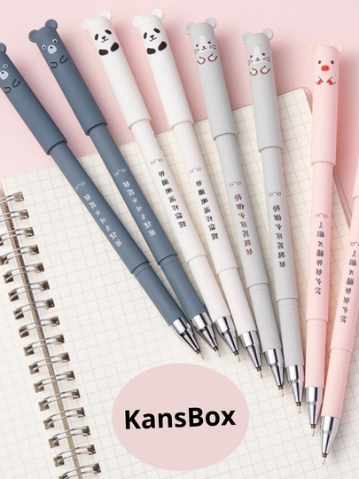 Ручки с кошками в наборе по 2, 4, 6 штук — KANSBOX-MRUCHKA-12 dona