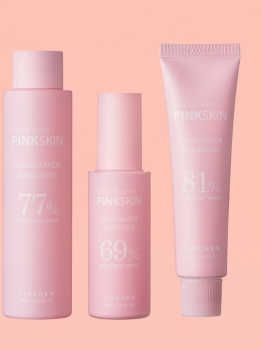 Terini namlash va yaltiratish uchun to‘plam Tinchew Peach Skin Pink - 