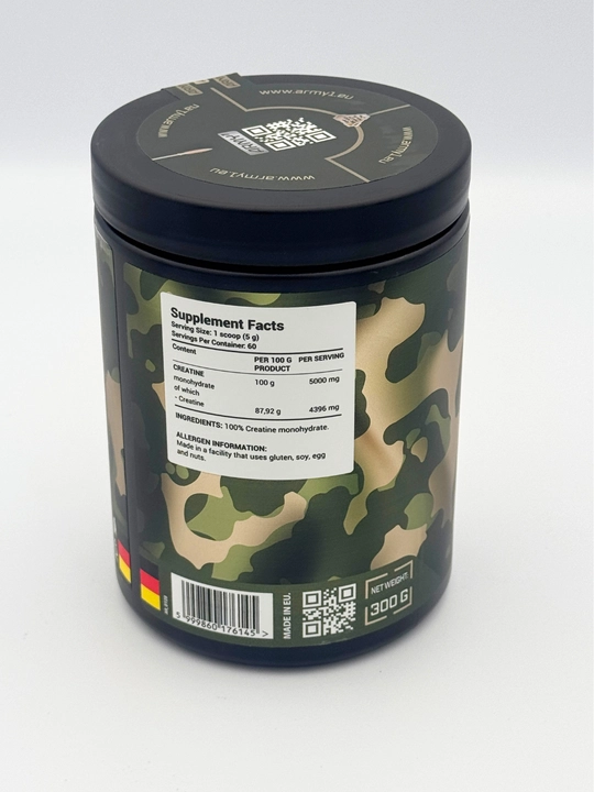 Army Pure Creatine, 300g tamsiz kreatin
