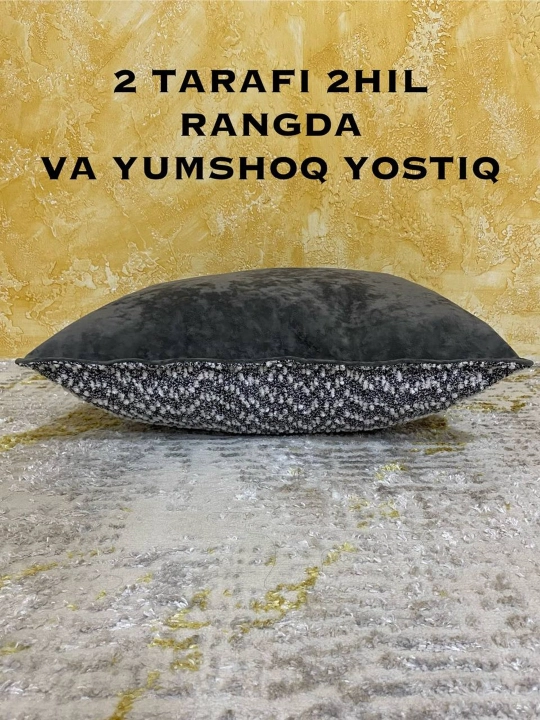 Turli o‘lchamdagi yostiqlar, to‘rt xil