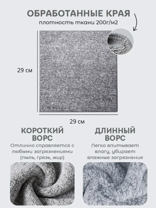 Набор вафельных кухонных полотенец, 3 шт, хлопок, салфетки для рук