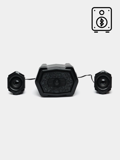 Sabvufer Microlab U220 / 2.1 / 10 Vt RMS (2×2,5 Vt + 5 Vt) / AUX / Bluetooth / USB / FM