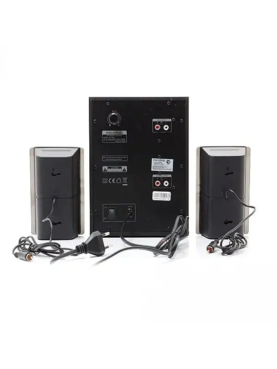 Сабвуфер Microlab M-500U / 2.1 / 40 Вт RMS (2×12 Вт + 16 Вт) / AUX / USB / SD/FM / корпус MDF
