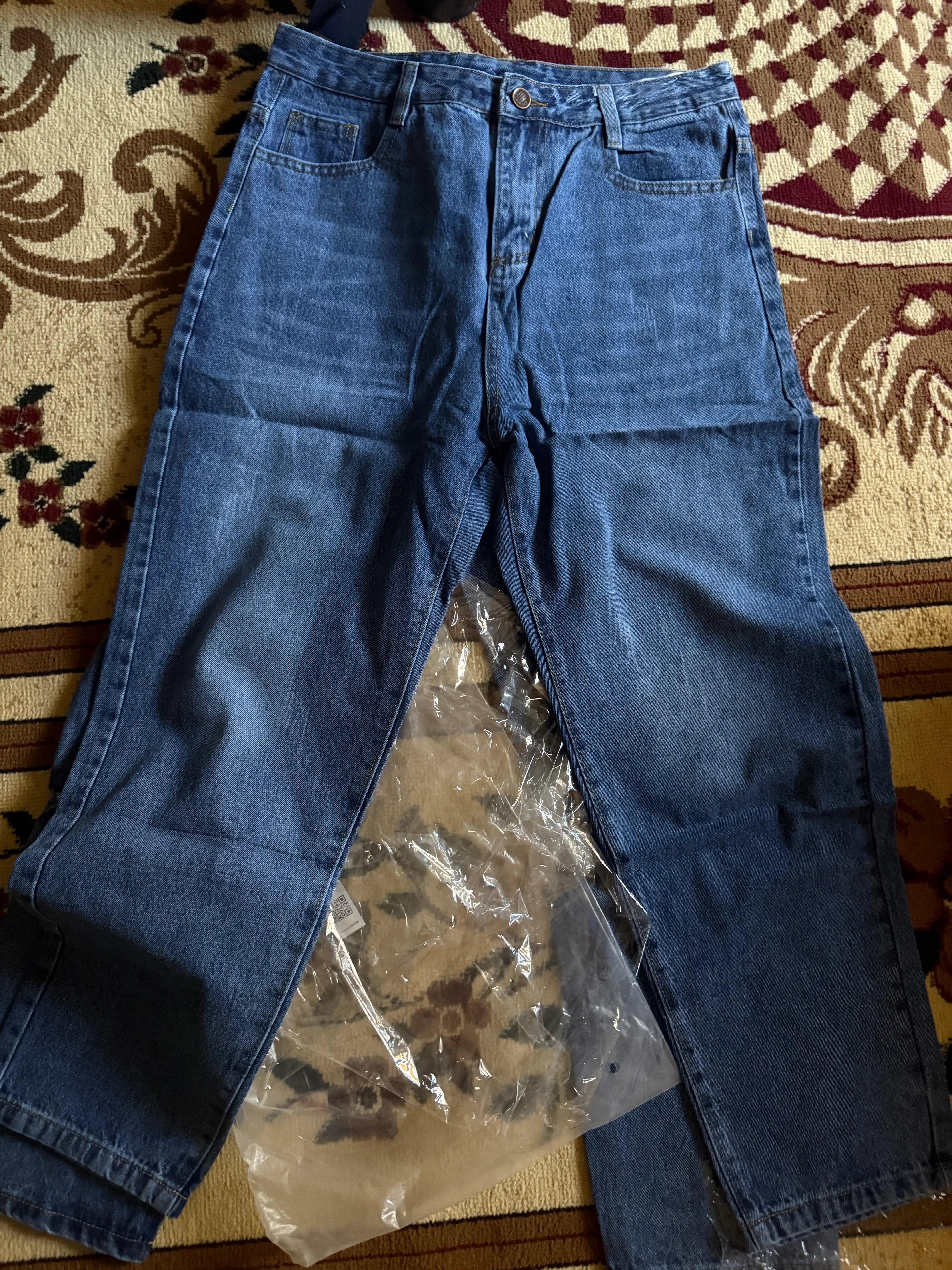 Ayollar uchun to‘g‘ri kesimli bananka denim jinsi shimlar qulay va kundalik kiyim 29–31