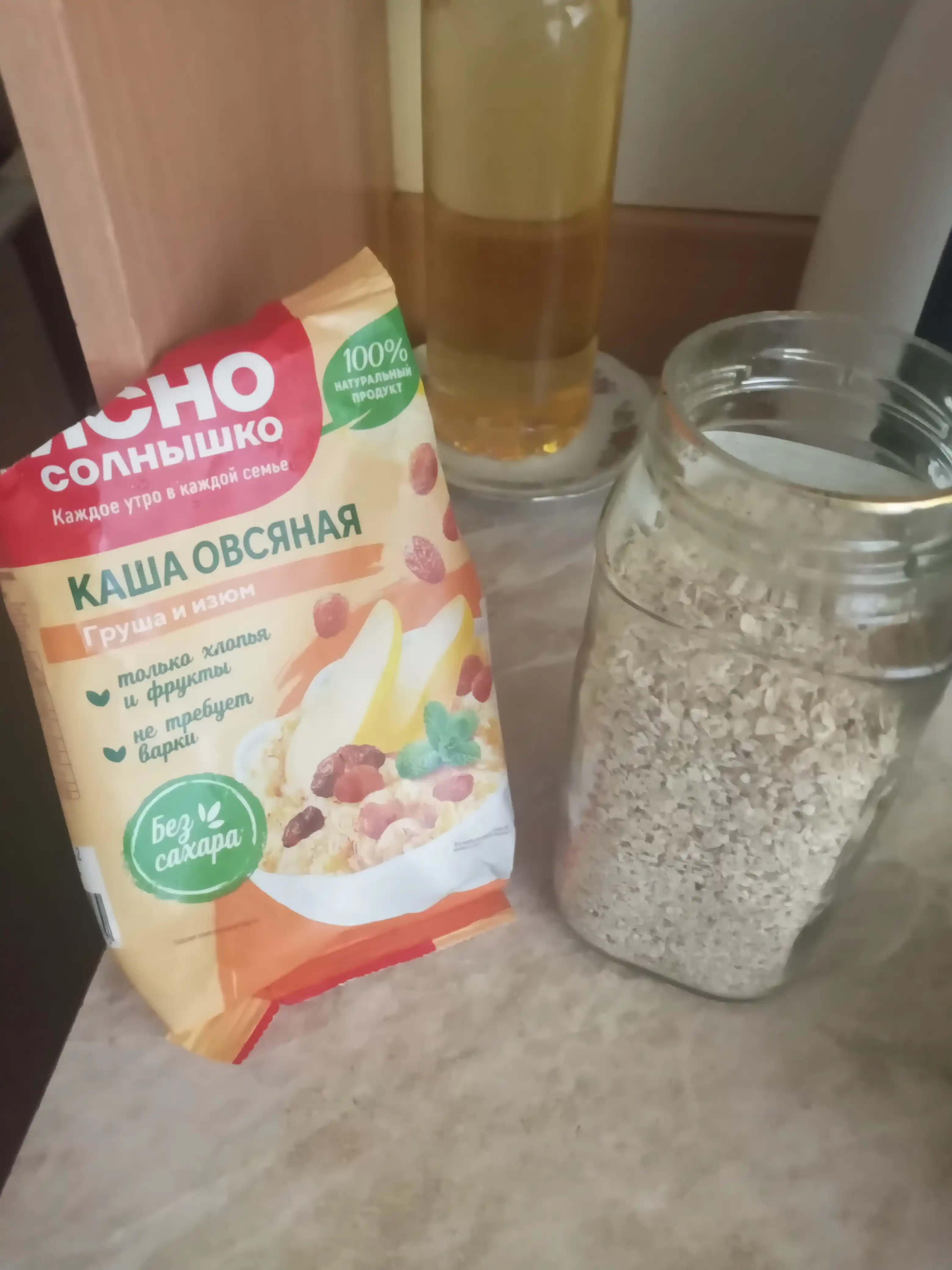 Ovsyanka bo‘tqasi Yasno Solnishko, nok va mayiz 300 g
