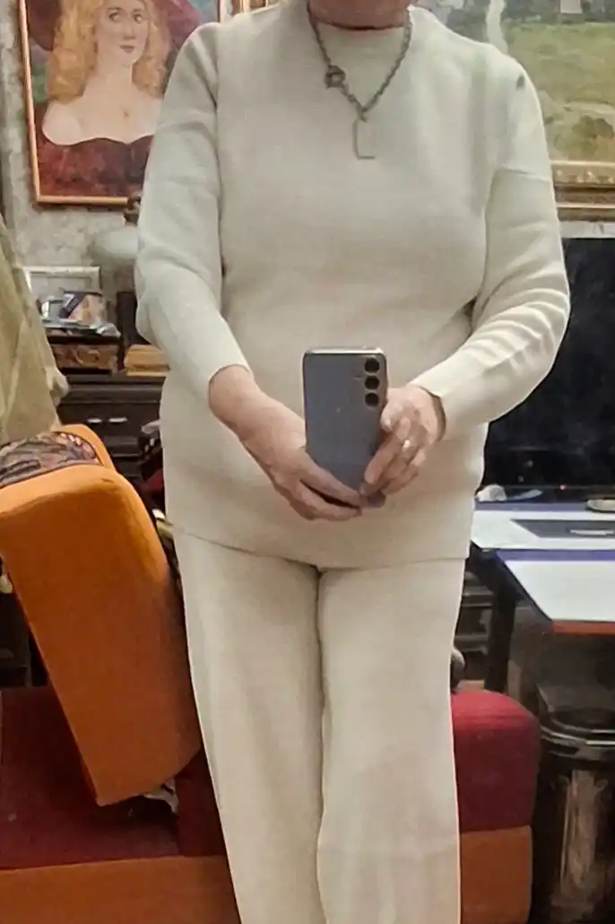 Ikki kishilik ayollar kostyumi, shim, dvoyka, LAMITA