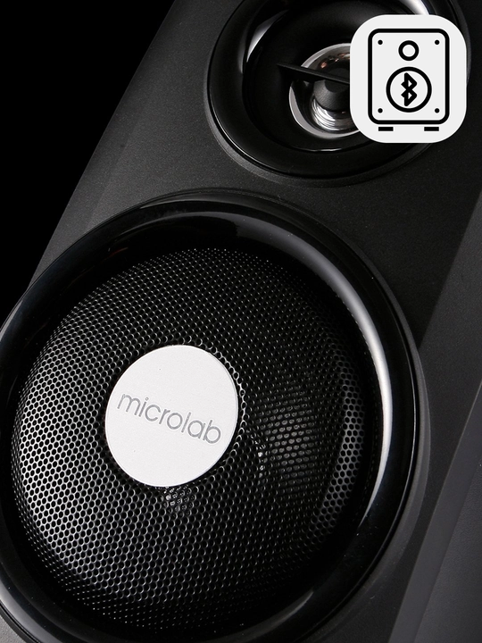 Сабвуфер Microlab TMN-9BT / 2.1 / 40 Вт RMS (2×11 Вт + 18 Вт) / AUX/Bluetooth/USB/SD / MDF