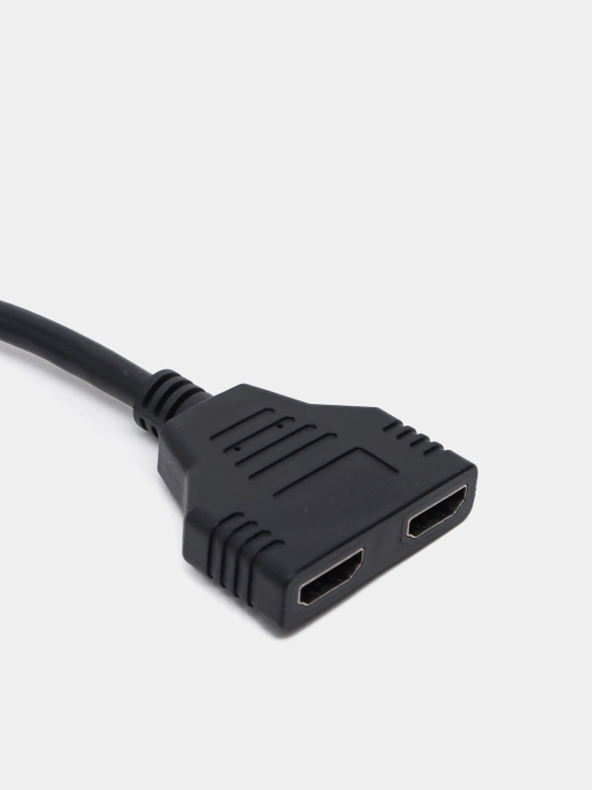 Кабель разветвитель HDMI сплиттер на 2 порта, 1 вход 2 выхода, 30 см