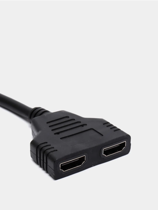 Кабель разветвитель HDMI сплиттер на 2 порта, 1 вход 2 выхода, 30 см