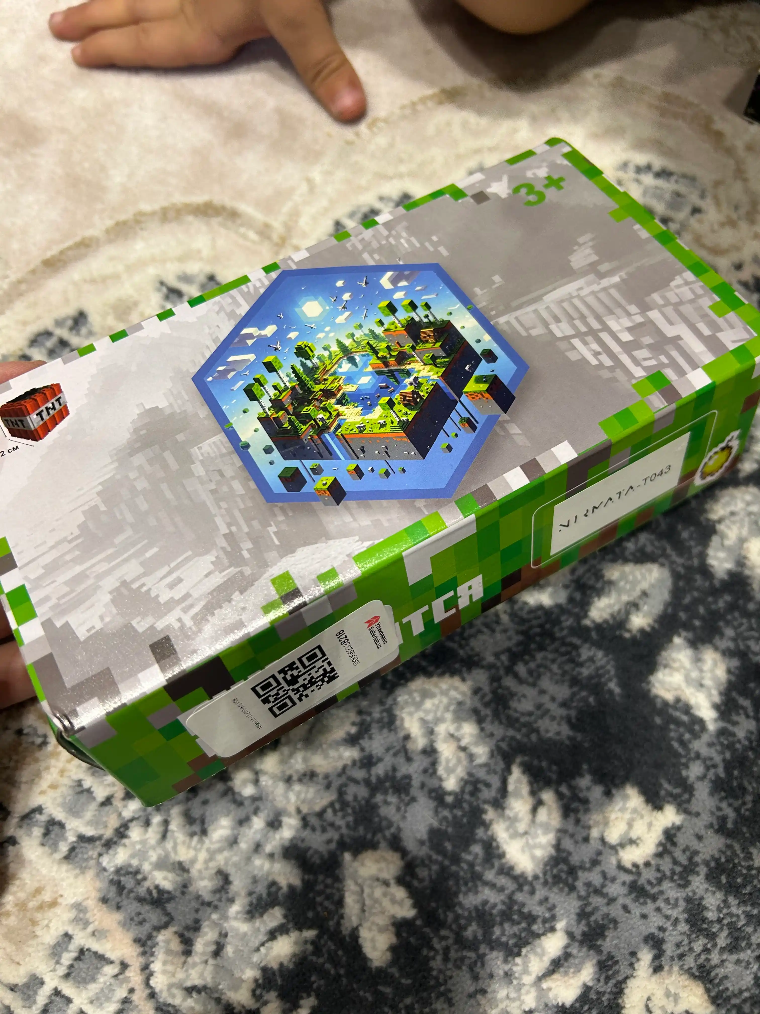 Конструктор магнитный развивающий набор Minecraft