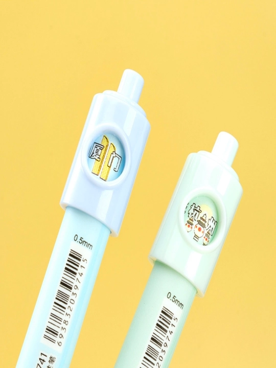 Gel ruchka Shengdian 9741 Fun, 2 dona, 0.5 mm, silliq yozuv, tez quriydigan