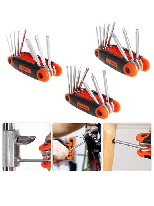 Allen kalitlari to‘plami 8 dona, SKT-8F, 1,5–10 mm, metall, ko‘p funksiyali