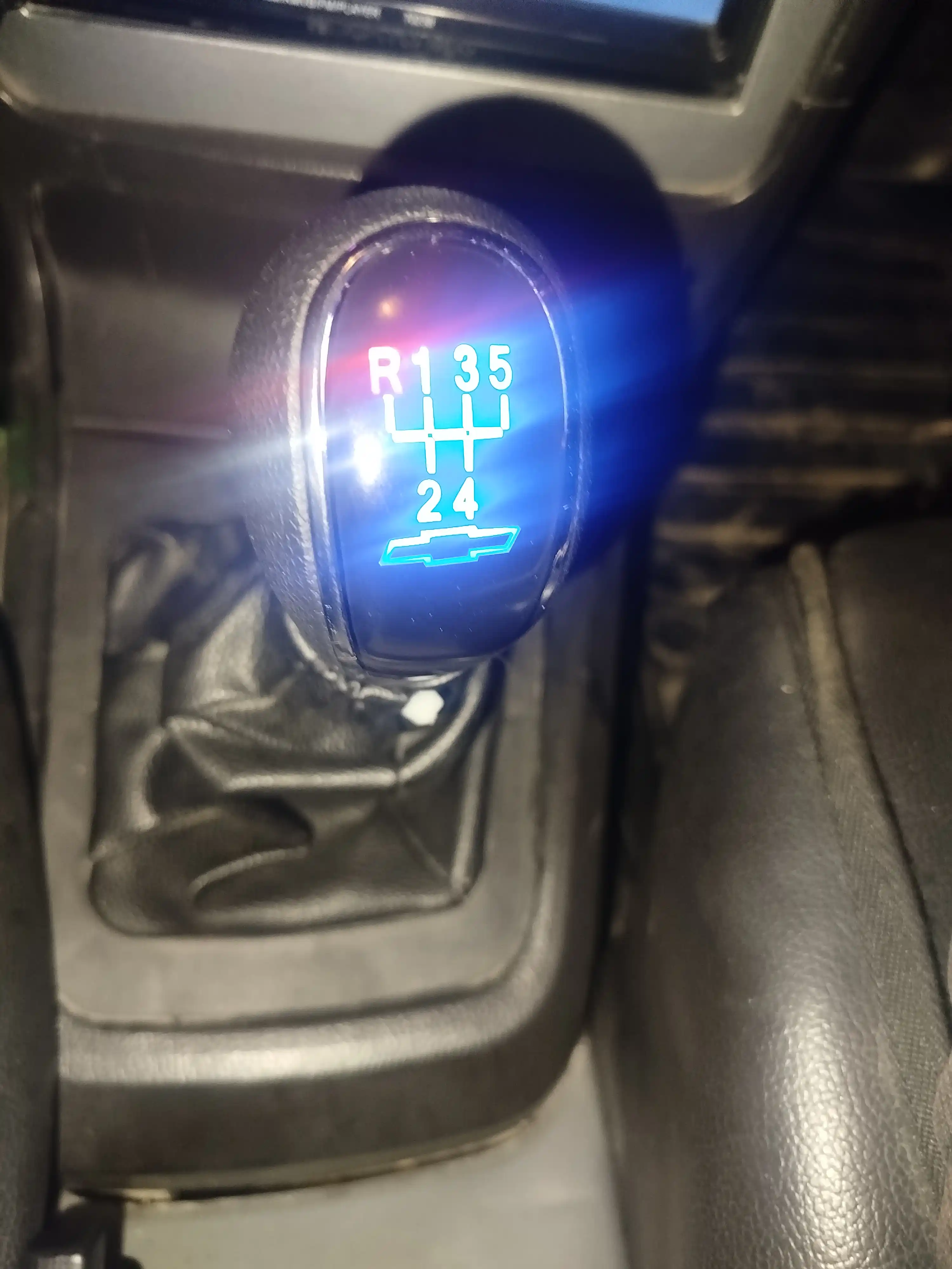 Ручка КПП с подсветкой для Chevrolet Nexia 1-2-3, Lacetti, Malibu, Captiva, Matiz Cobalt