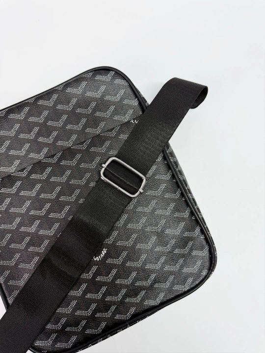 Мужская сумка через плечо (кросс-боди) в премиальном стиле Goyard