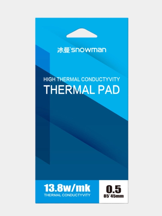 Termal prokladka Snowman, 13.8 Vt, 85 * 45 mm, video-grafik kartalar uchun