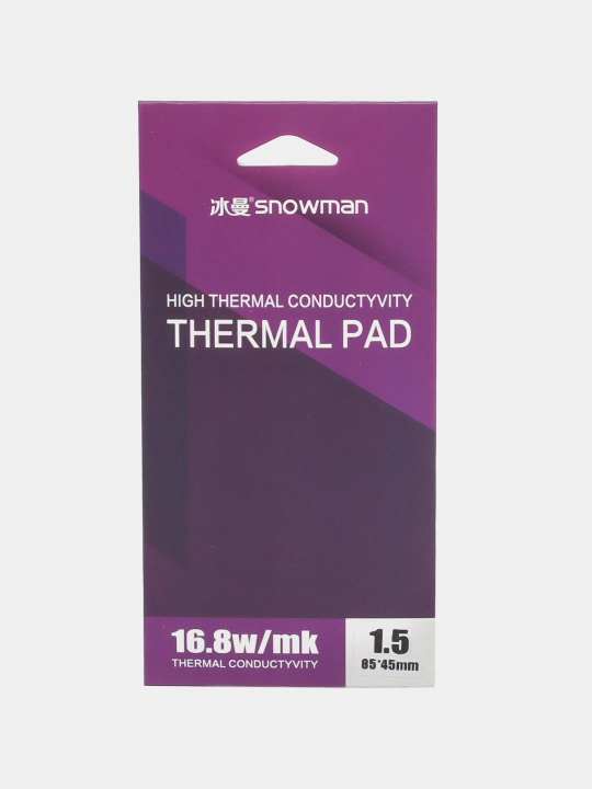 Termal yostiq Snowman, 16,8 Vt, o'lchami 85 * 45 mm, video kartalar uchun - 