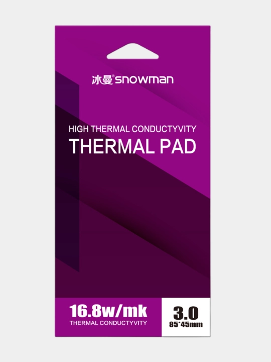 Termal yostiq Snowman, 16,8 Vt, o'lchami 85 * 45 mm, video kartalar uchun