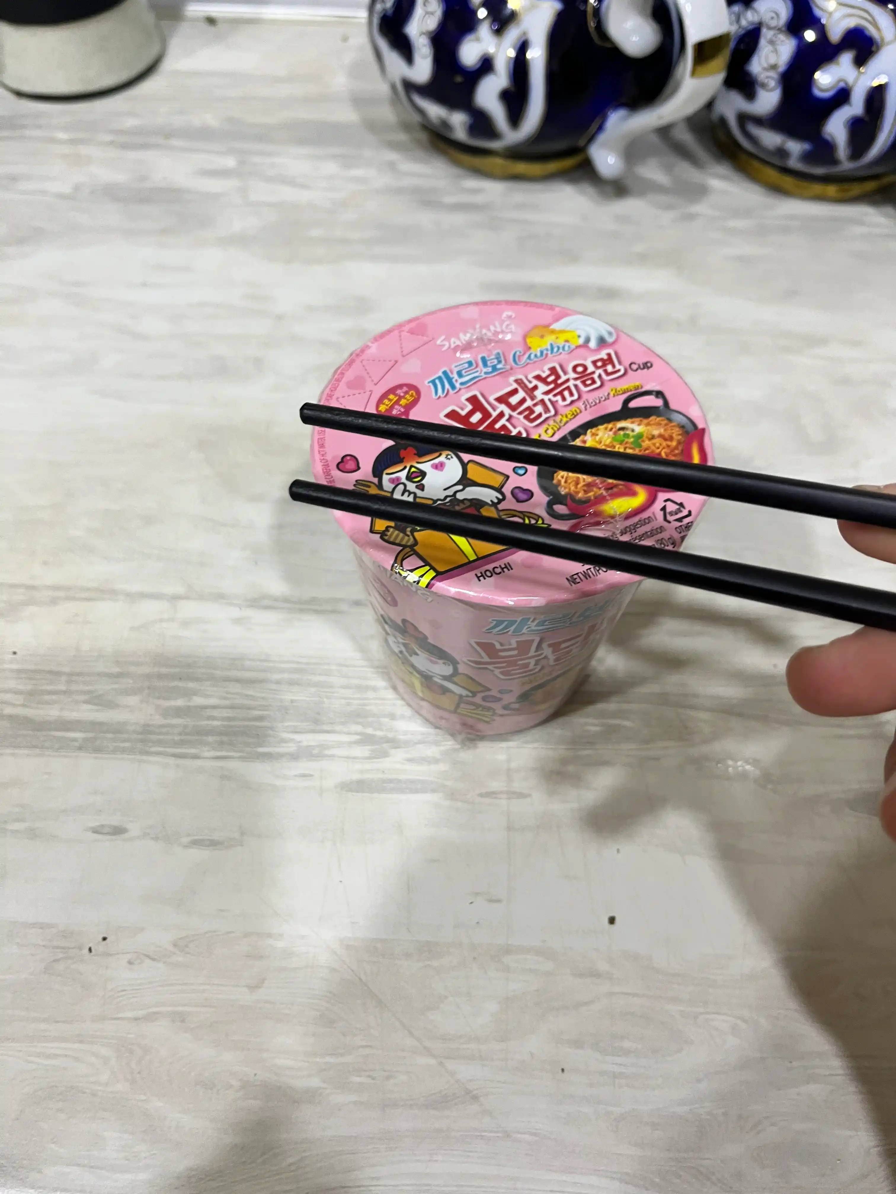 Лапша быстрого приготовления Samyang Cup Buldak Carbonara, 80 гр