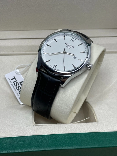 Мужские часы Tissot Classic в подарочной упаковке — VAQTWAT-65W0076-БЕЛЫЙ
