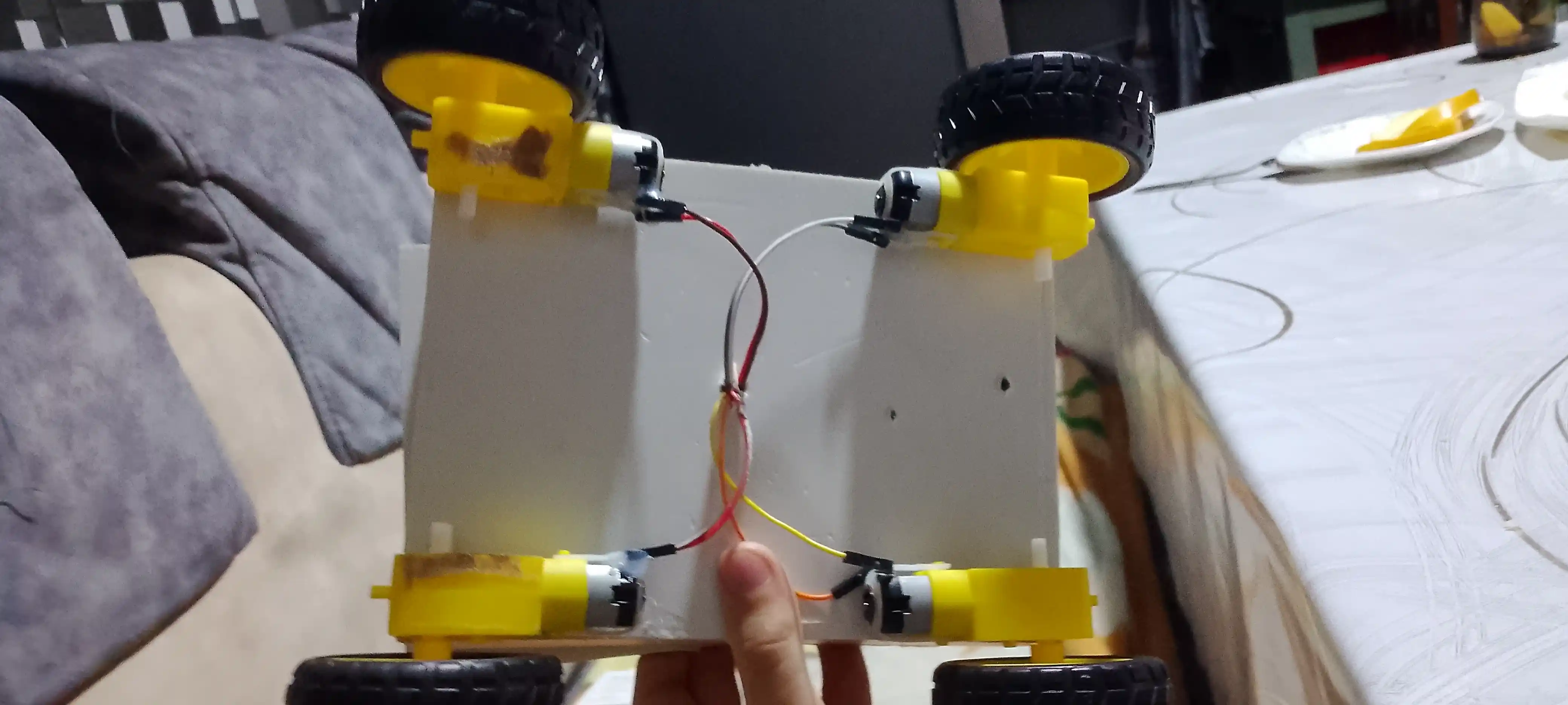 TT - motor va gildirak, Arduino va robototexnika uchun, 1 ta motor va 1 ta g'ildirak