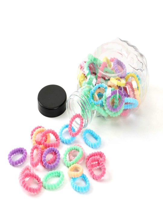 Rangli rezinkalar «Rainbow Jar» — 60 dona, kichik o‘lcham - 