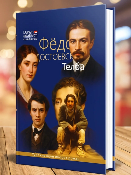 Fyodor Dostoyevskiy: Jinoyat va jazo, Telba, Qimorboz, roman, qattiq muqova