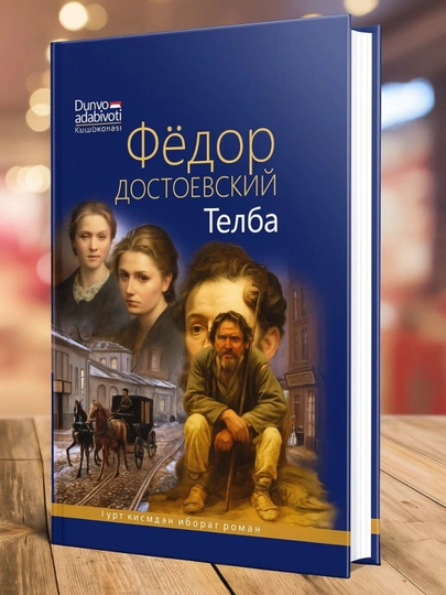 Fyodor Dostoyevskiy: Jinoyat va jazo, Telba, Qimorboz, roman, qattiq muqova