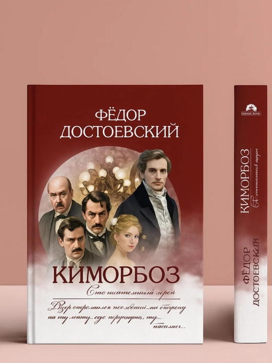Fyodor Dostoyevskiy: Jinoyat va jazo, Telba, Qimorboz, roman, qattiq muqova