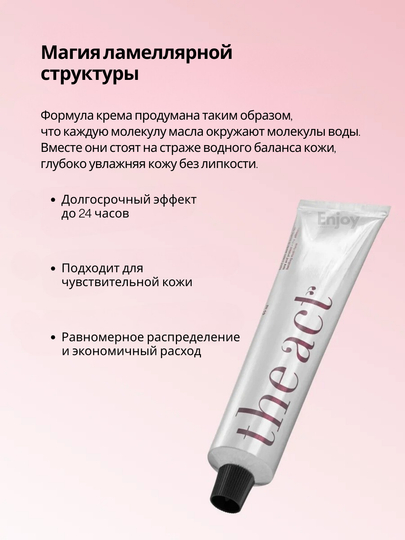 Крем для рук The Act, увлажняющий, питательный, ламеллярный, парфюмированный, 65 мл