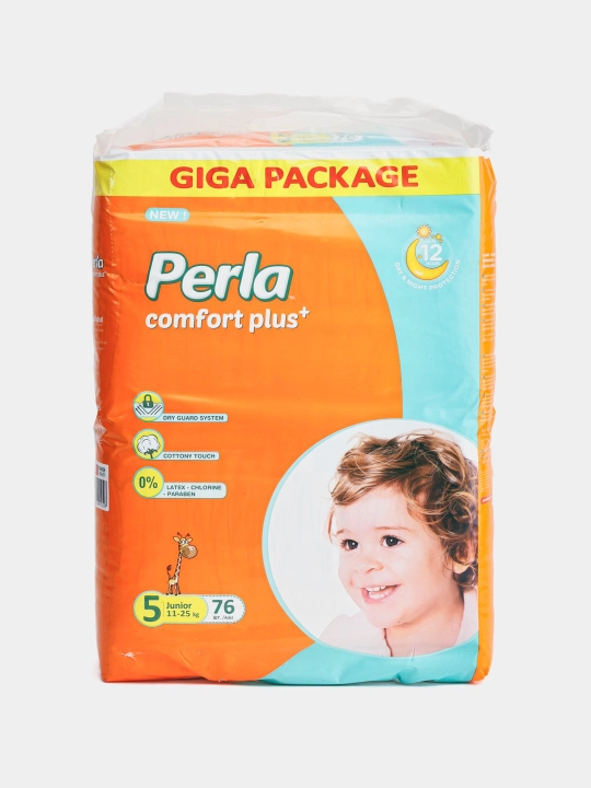 Bolalar tagliklari PERLA GIGA №5 JUNIOR, 76 dona - 